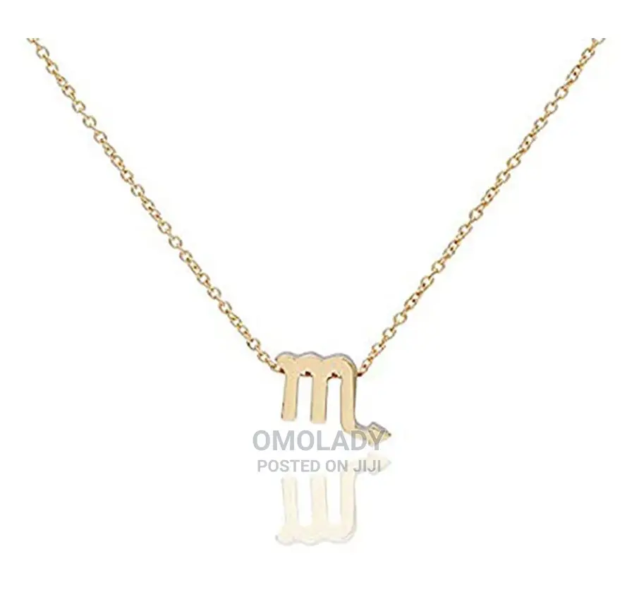 Zodiac Sign Gold Necklace - Scorpio
