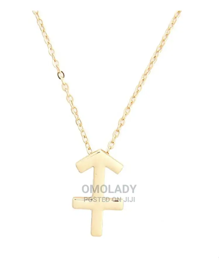 Zodiac Sign Gold Necklace - Sagittarius