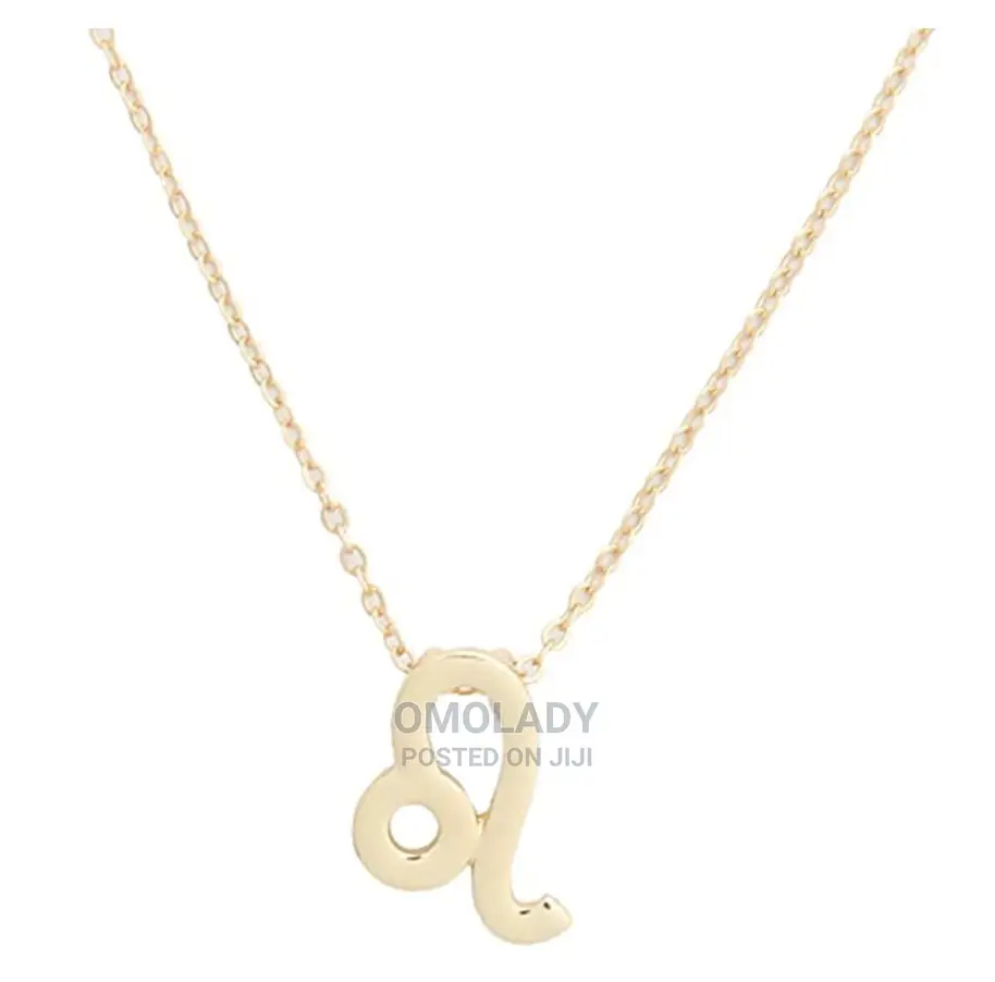 Zodiac Sign Gold Necklace - Leo