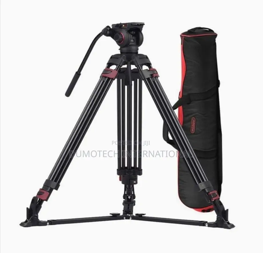 Milibo Heavy Duty Aluminum Fluid Head Tripod Stand