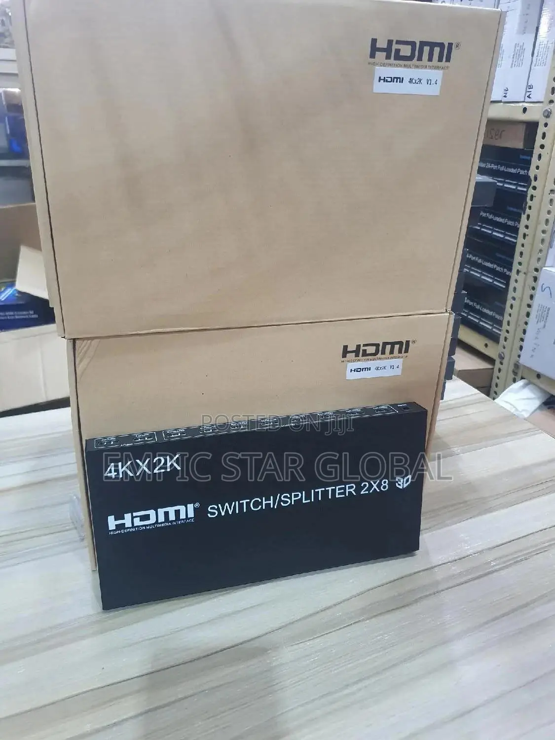 2x8 Port Hdmi Splitter\Switcher Supports 3d 4k/2k