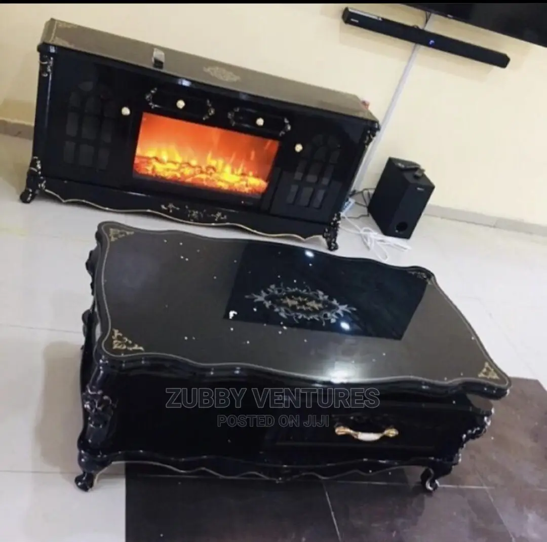 Brand New Quality Fire Place Tv Stand and Center Table