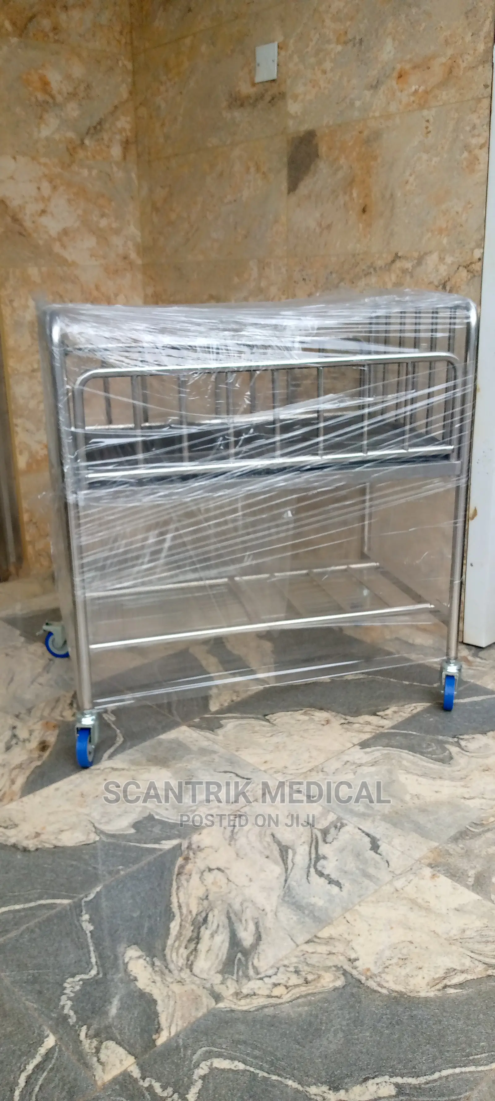 Baby Cot Stainless Steel