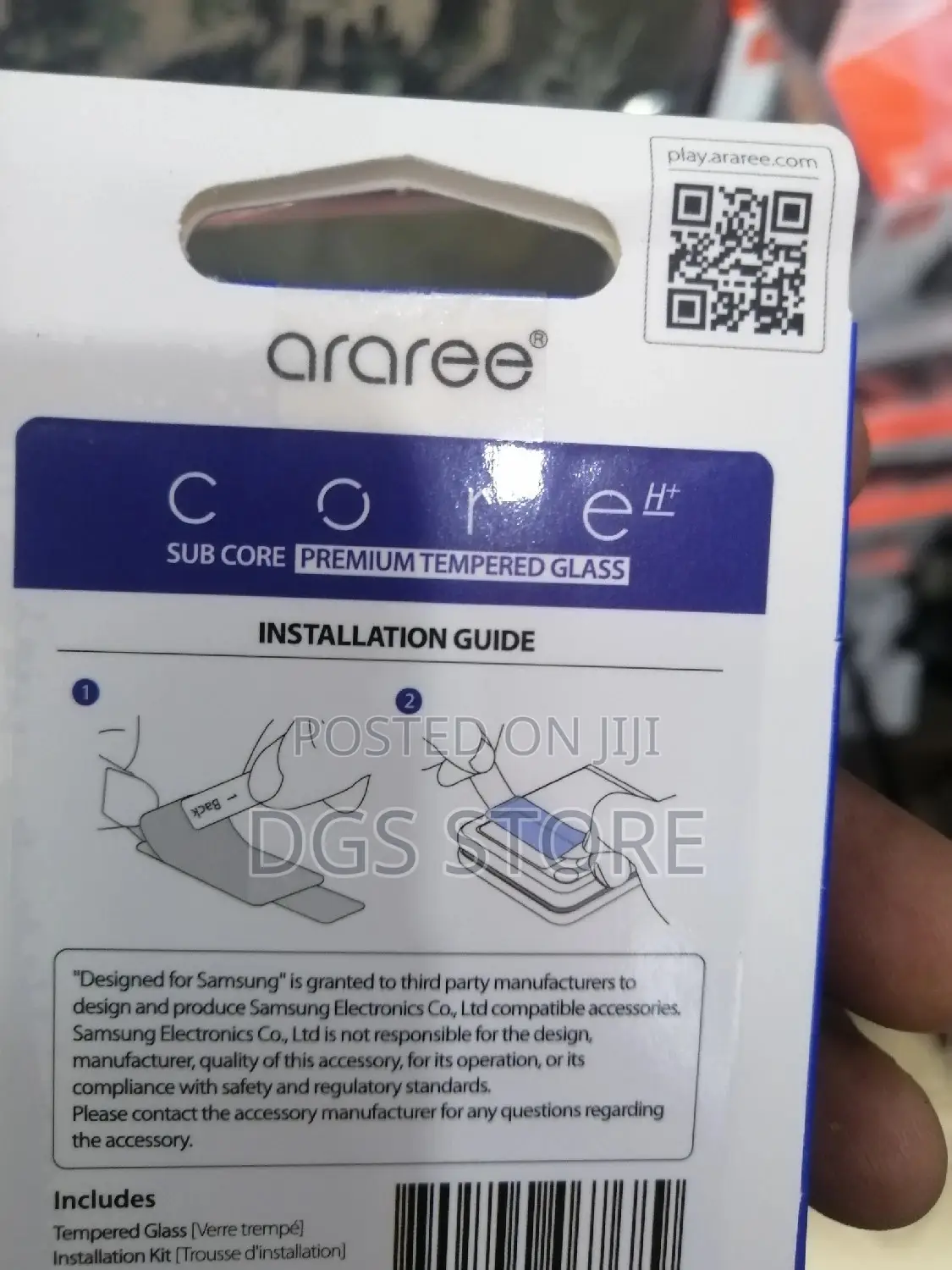 Araree Samsung Galaxy Z Flip 3 5g Tempered Glass