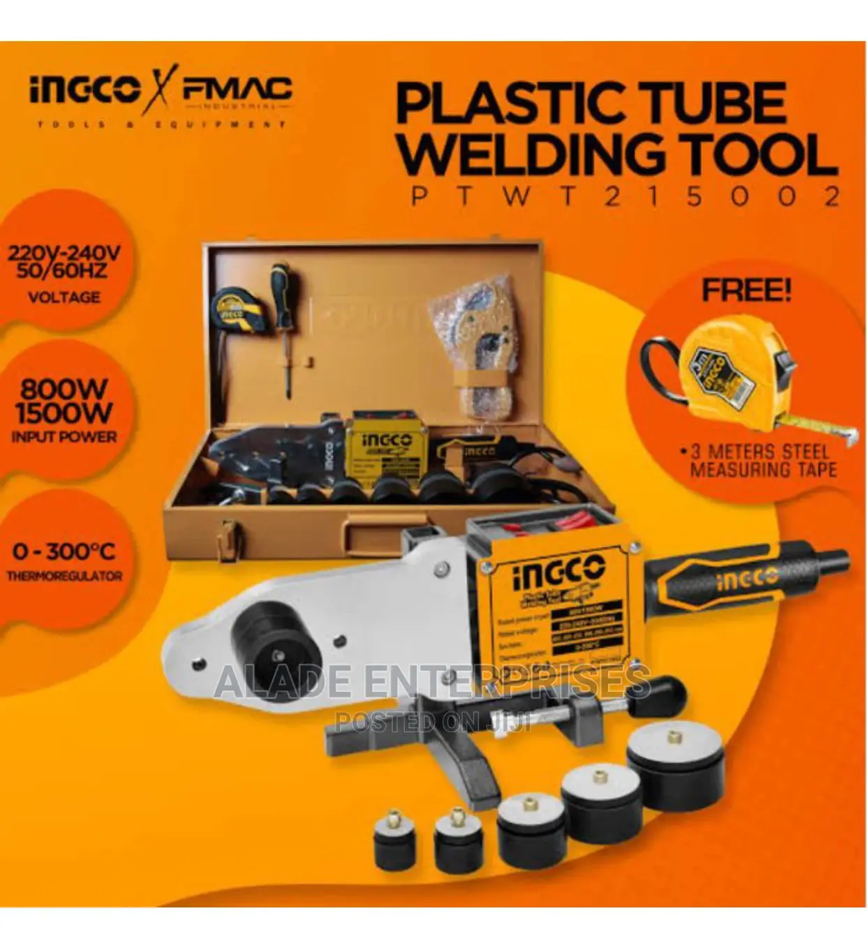 Plastic Tube Welding Tools 16mm to 63mm