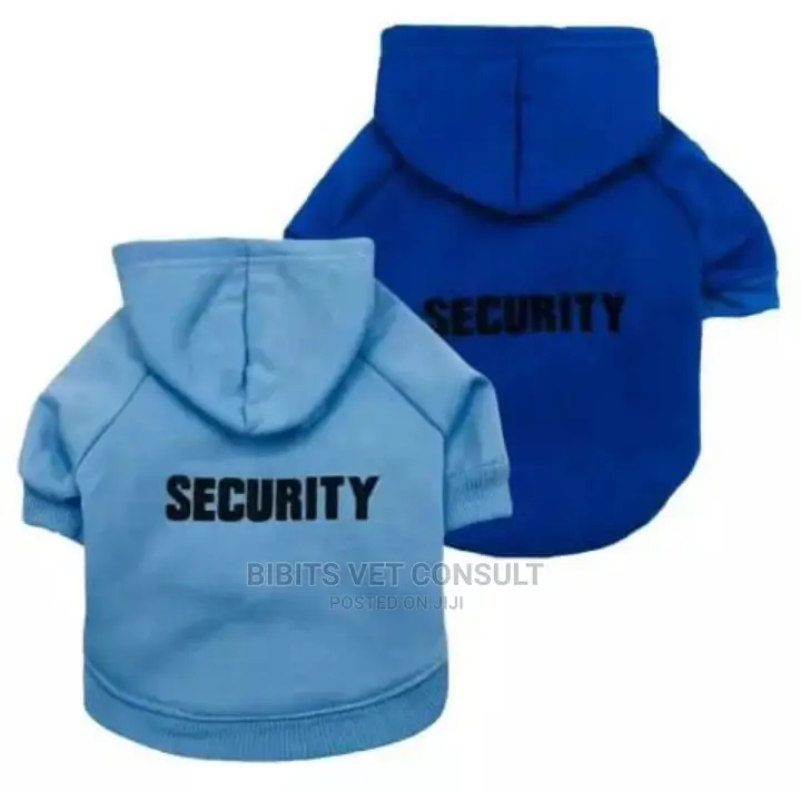 Security Service Pet Clothe Winter Hoodies