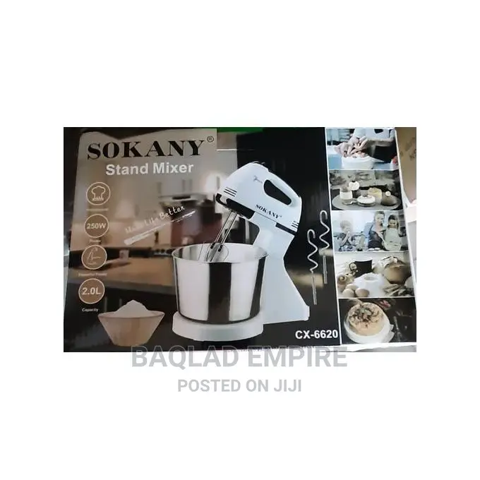 2L Sokany Electric Hand Mixer With Bowl