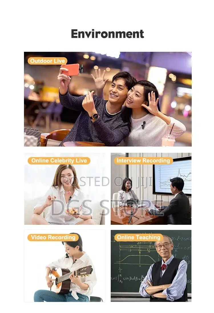 UHF Wireless Microphone for Android, iPhone, iPad, iPod