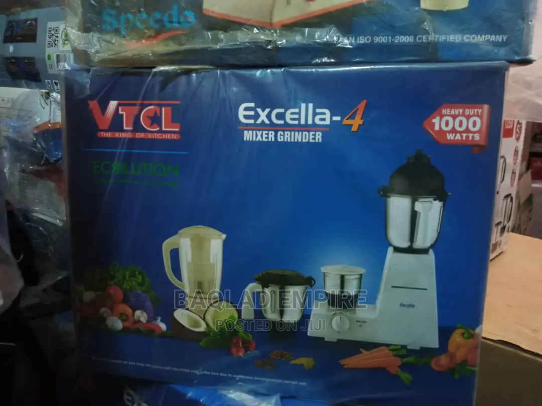 VTCL Excella Mixer Grinder Juicer- Heavy Duty 1000watts