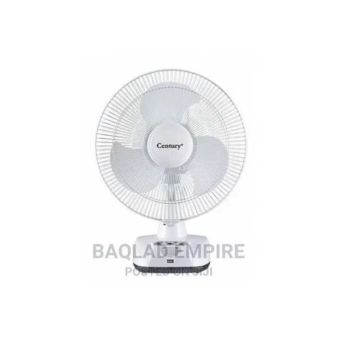 Century 12 Inches Rechargeable Table Fan With Portable Handl