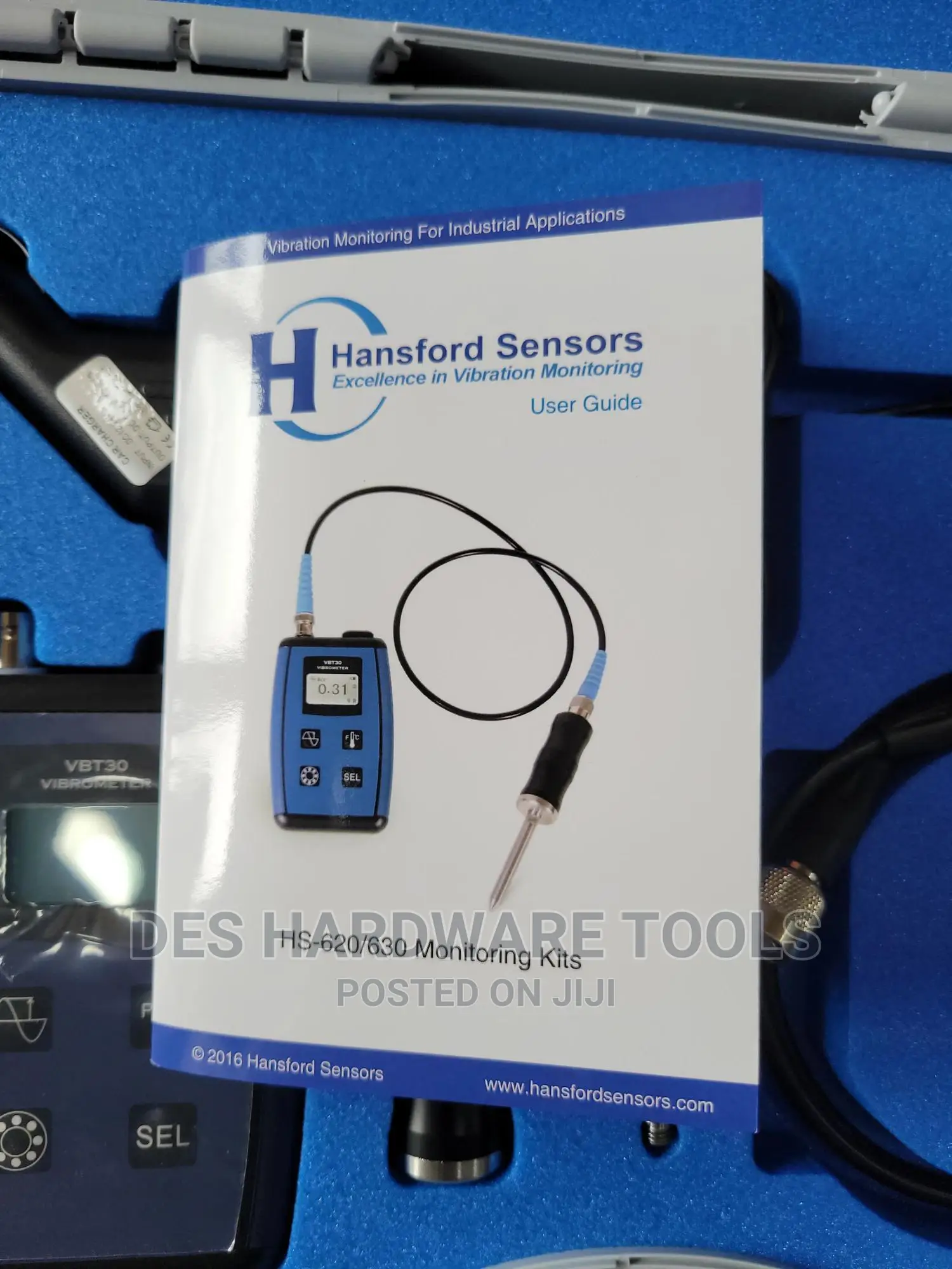 Hansford Sensors Bearing, Vibration and Temperature Meter