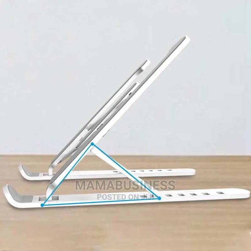 P1 Adjustable Portable Laptop Stand - White