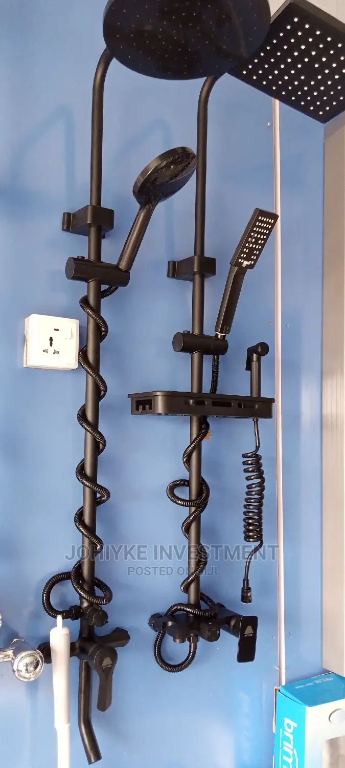 High Quality Black England Standing Shower