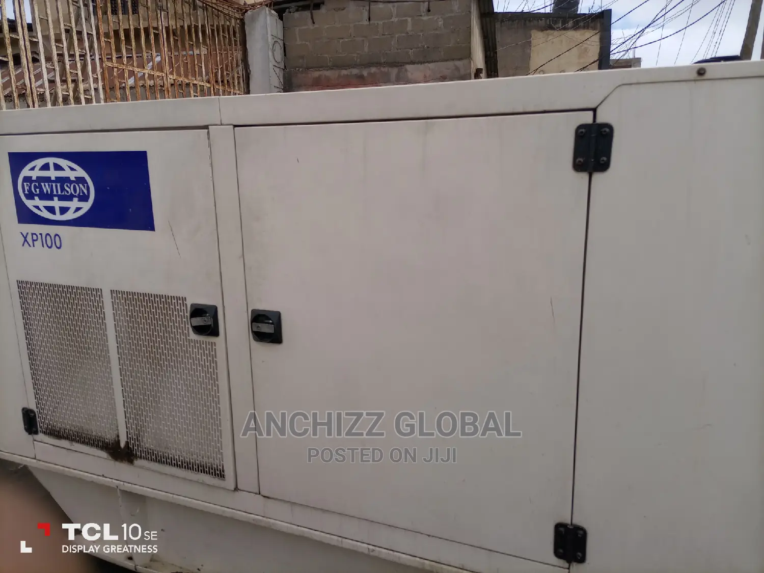 Perkins 100kva Soundproof F.G Wilson Wit Stamford Alternator