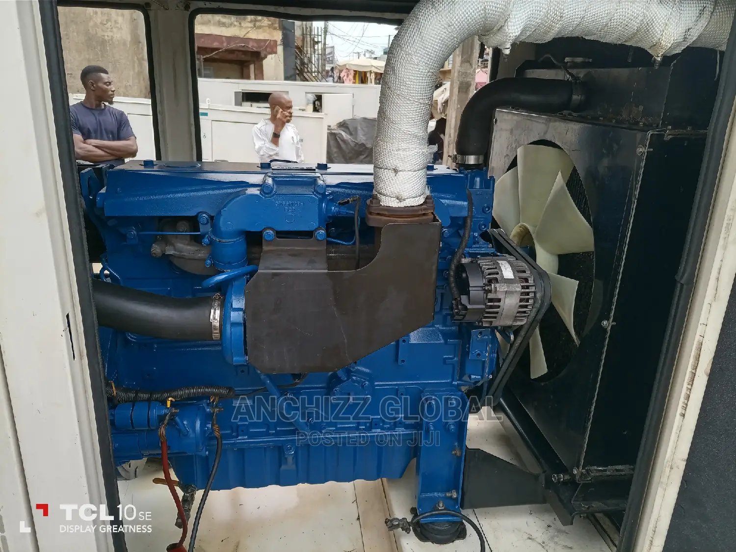 Perkins 100kva Soundproof F.G Wilson Wit Stamford Alternator