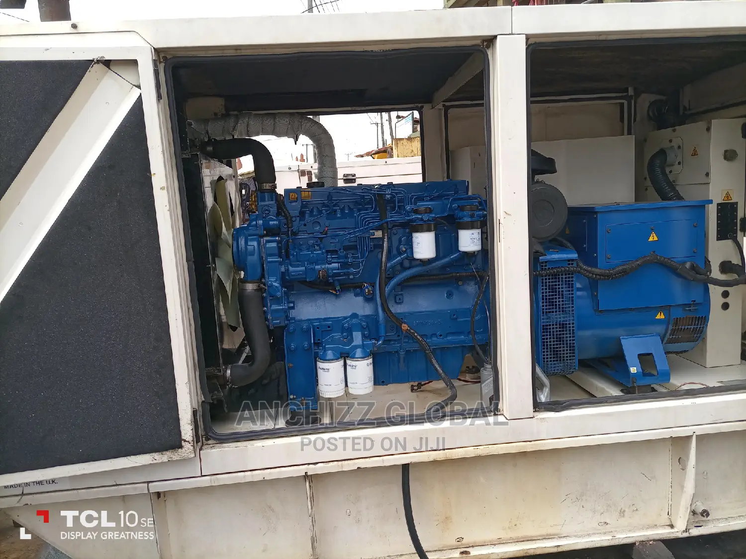 Perkins 100kva Soundproof F.G Wilson Wit Stamford Alternator