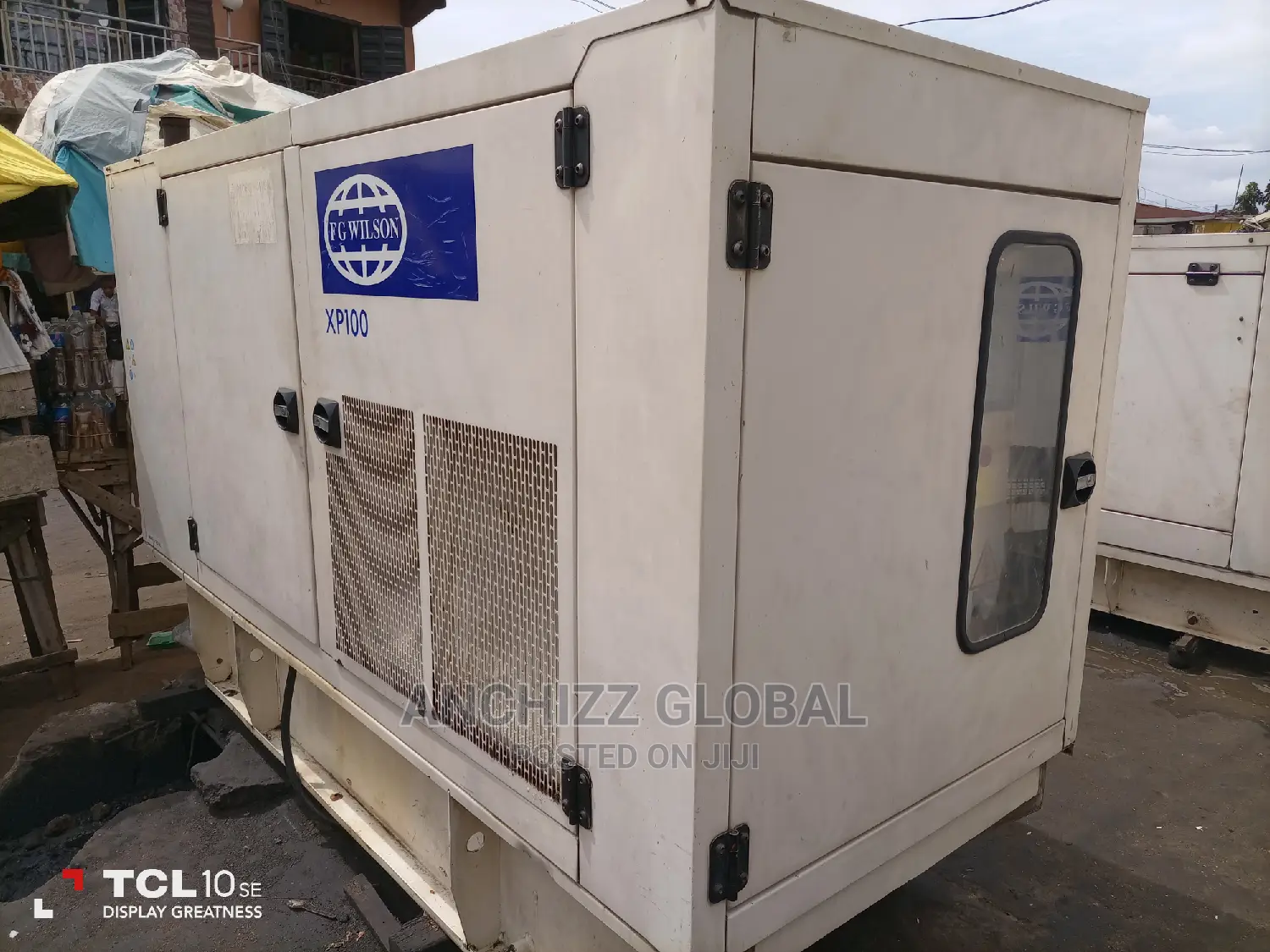 Perkins 100kva Soundproof F.G Wilson Wit Stamford Alternator