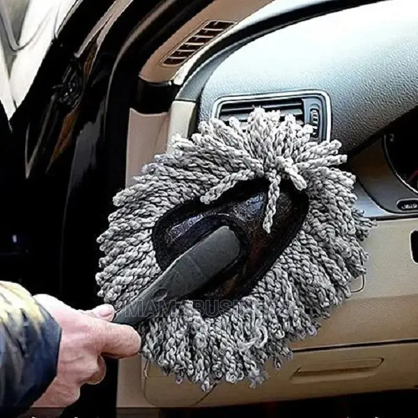 Multifunctional Car Cleaning Brush Duster - Grey