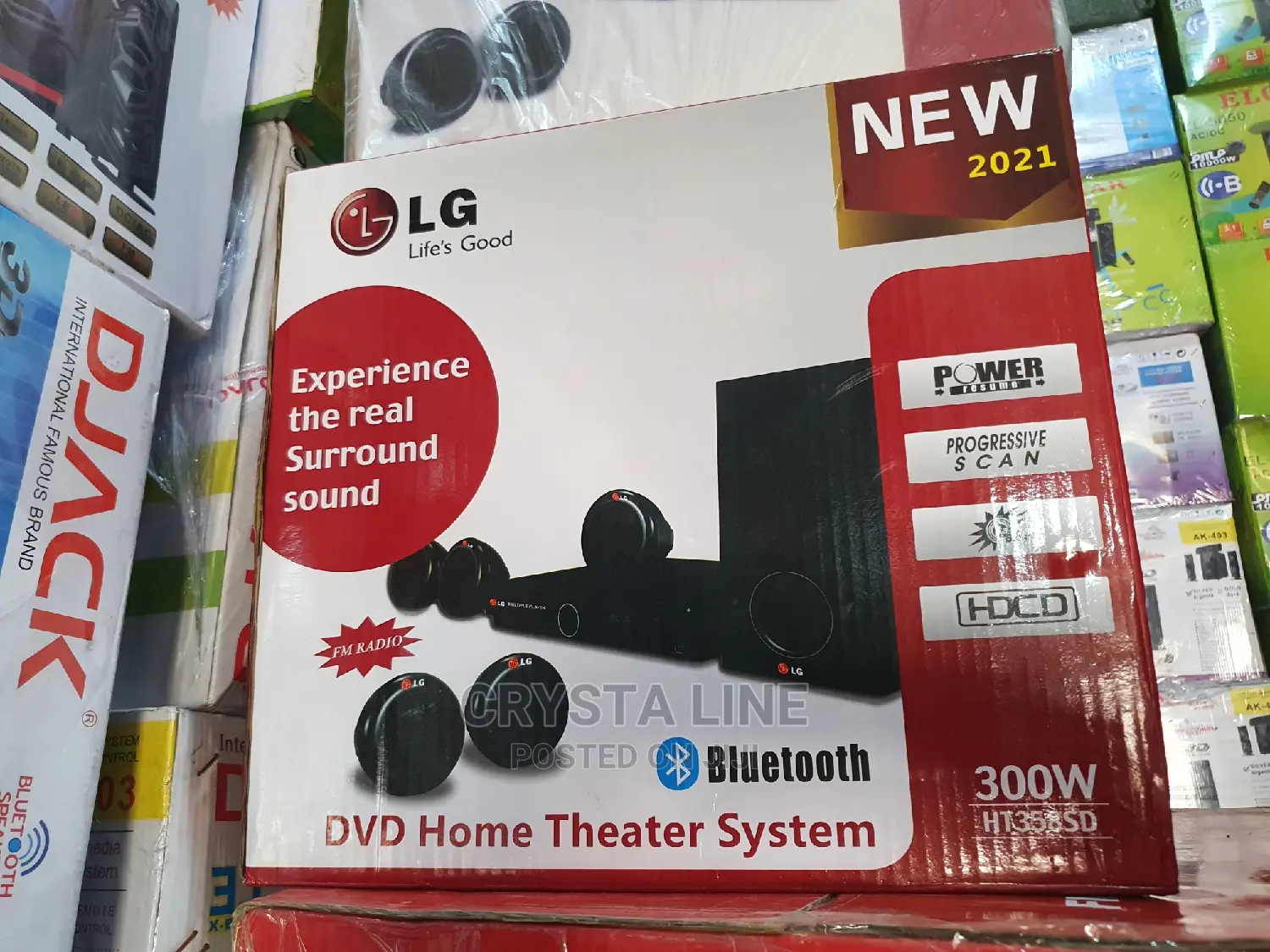 Original LG Home Theater With DVD and Bluetooth