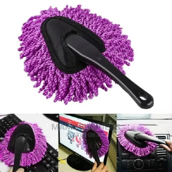 Multifunctional Car Cleaning Brush Duster - Purple