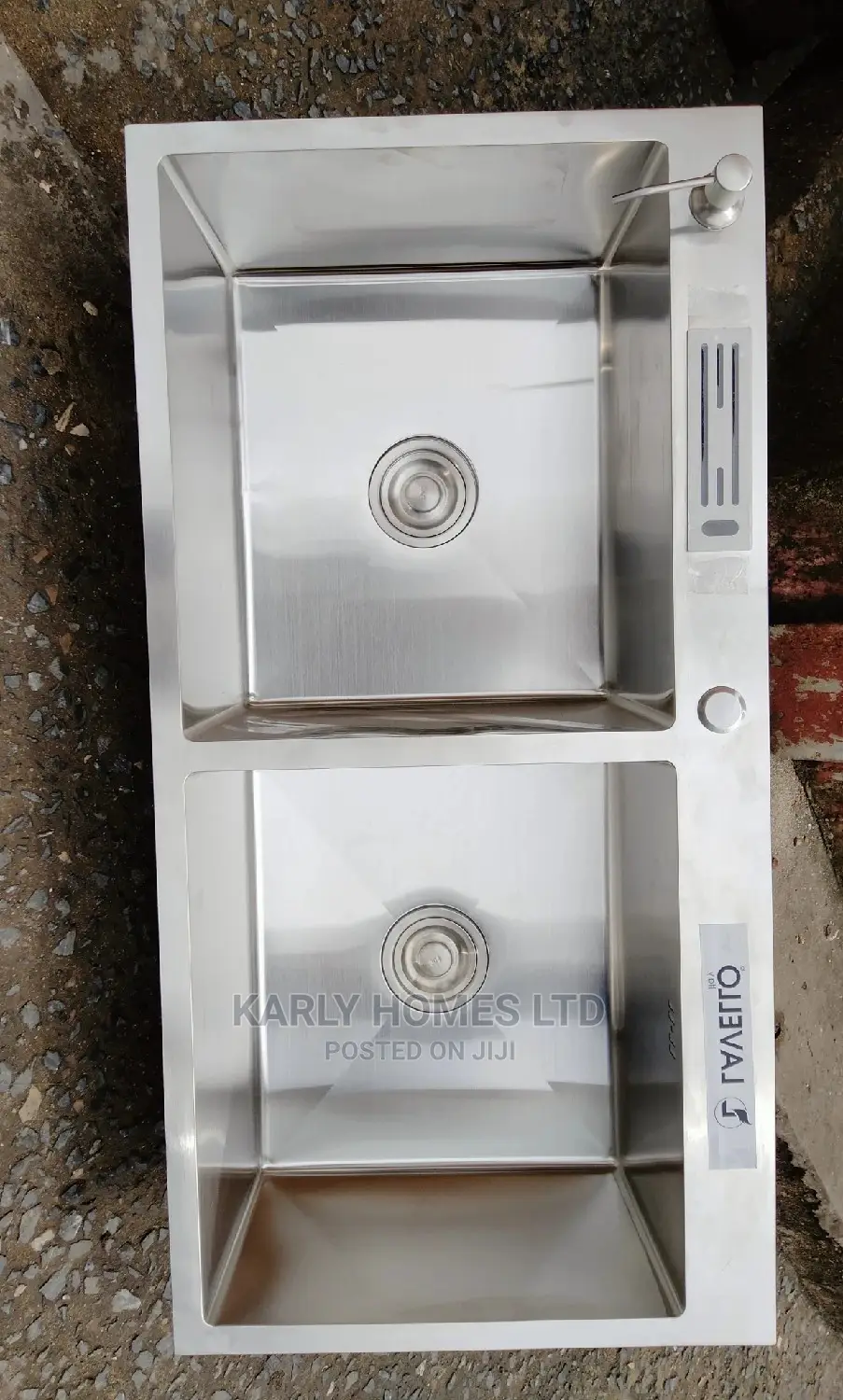England Double Bowl Handmade Kitchen Sink Hmd10050