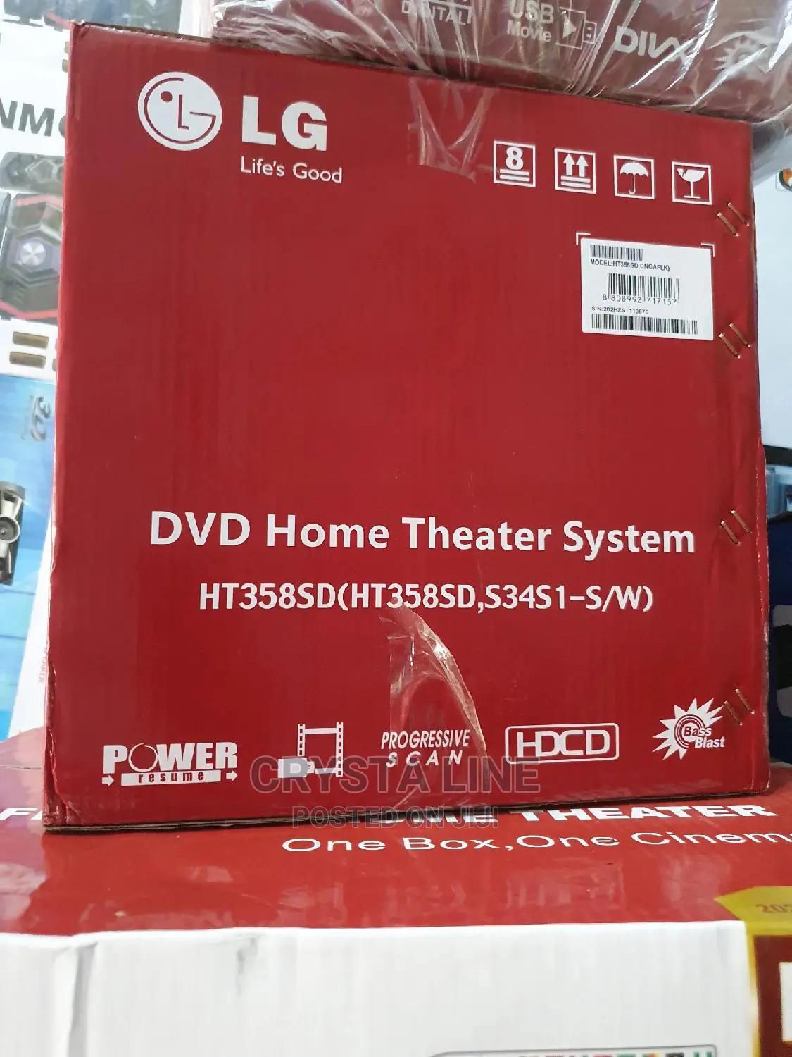 Original LG Home Theater With DVD and Bluetooth