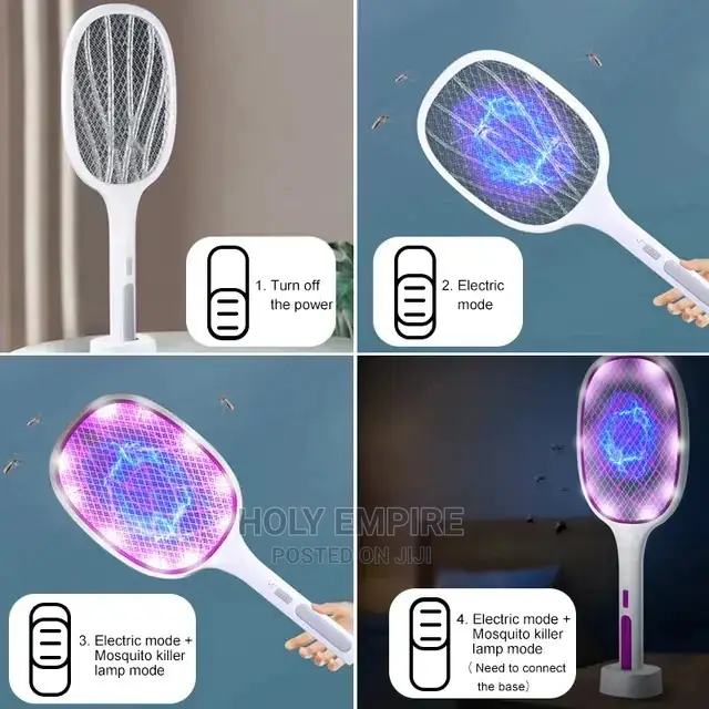 Rechargeable Mosquito Killer Racket Bug Zapper Anti-Mosquito