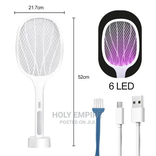 Rechargeable Mosquito Killer Racket Bug Zapper Anti-Mosquito