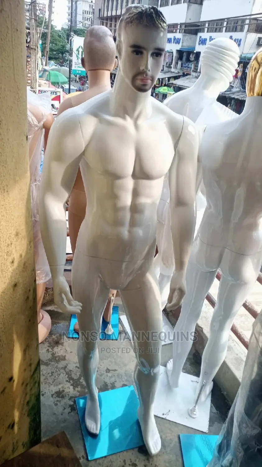 White Neat Brand New Full Body Fibre Male Display Mannequin