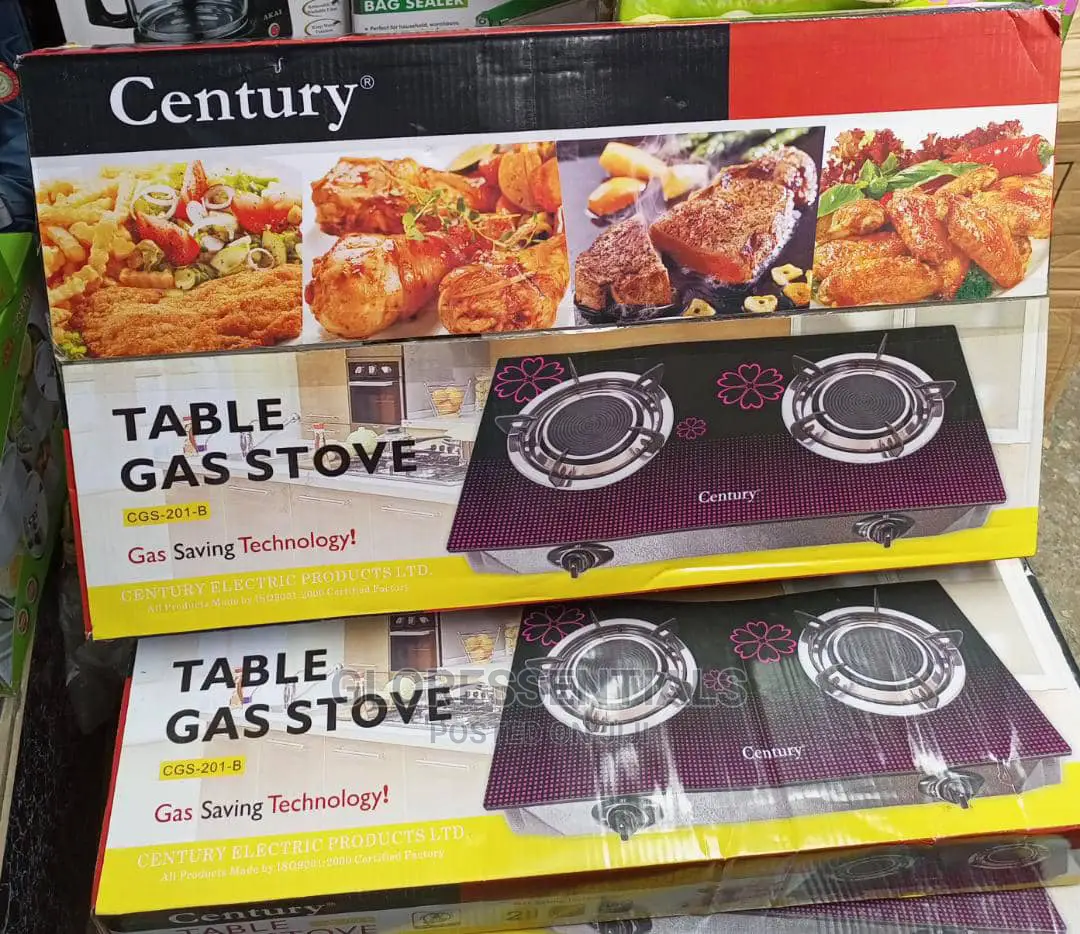 Century Table Gas Cooker (Glass)