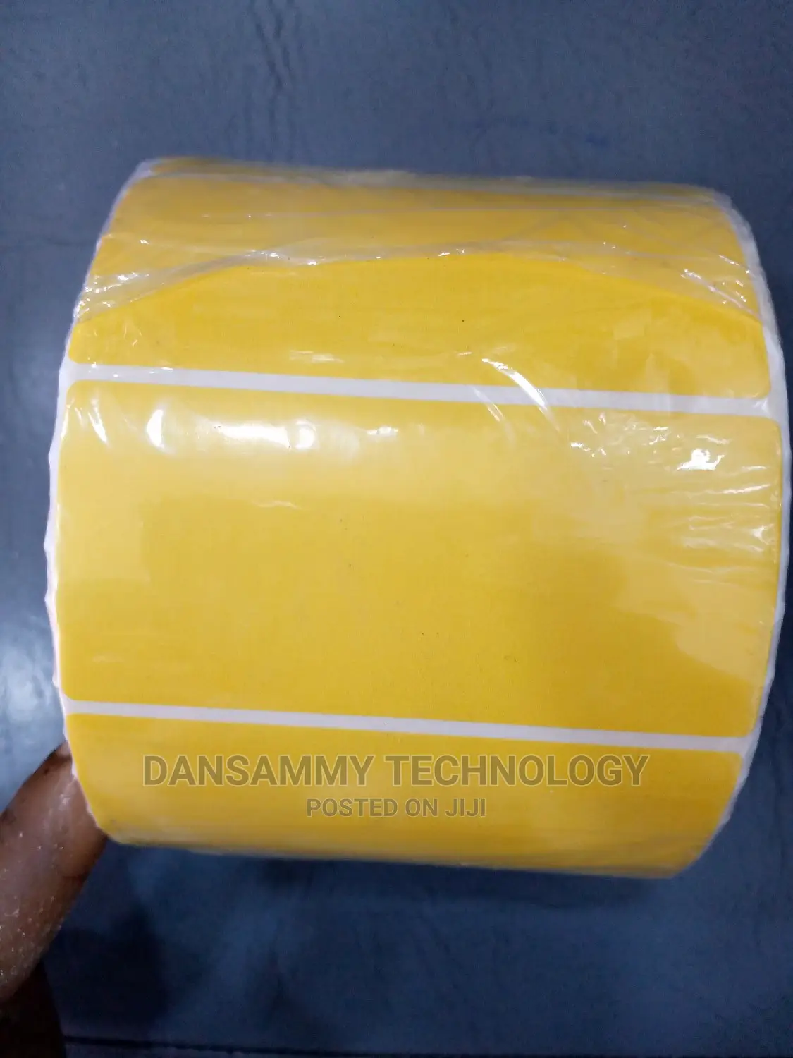 85*40 Direct Thermal Label Paper Yellow Color by 1000 Labels