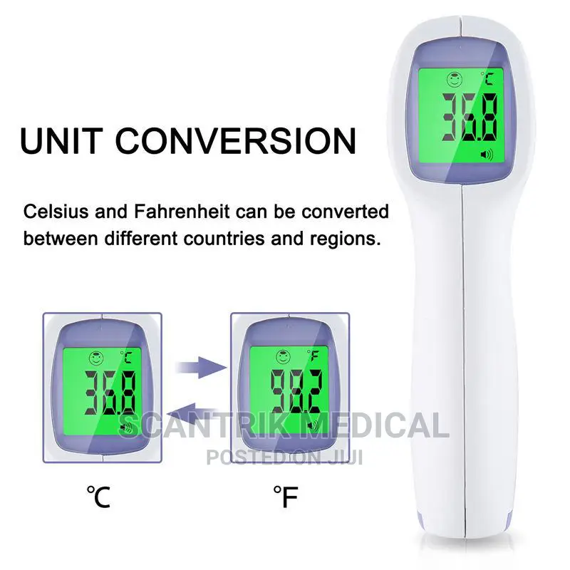 Digital Infrared Forehead Thermometer Body Temperature Mete