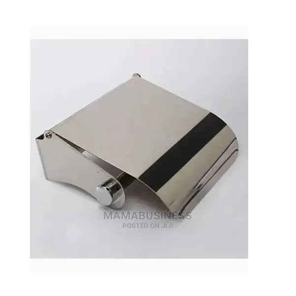 Stainless Steel Tissue Holder With Lid for Bathroom