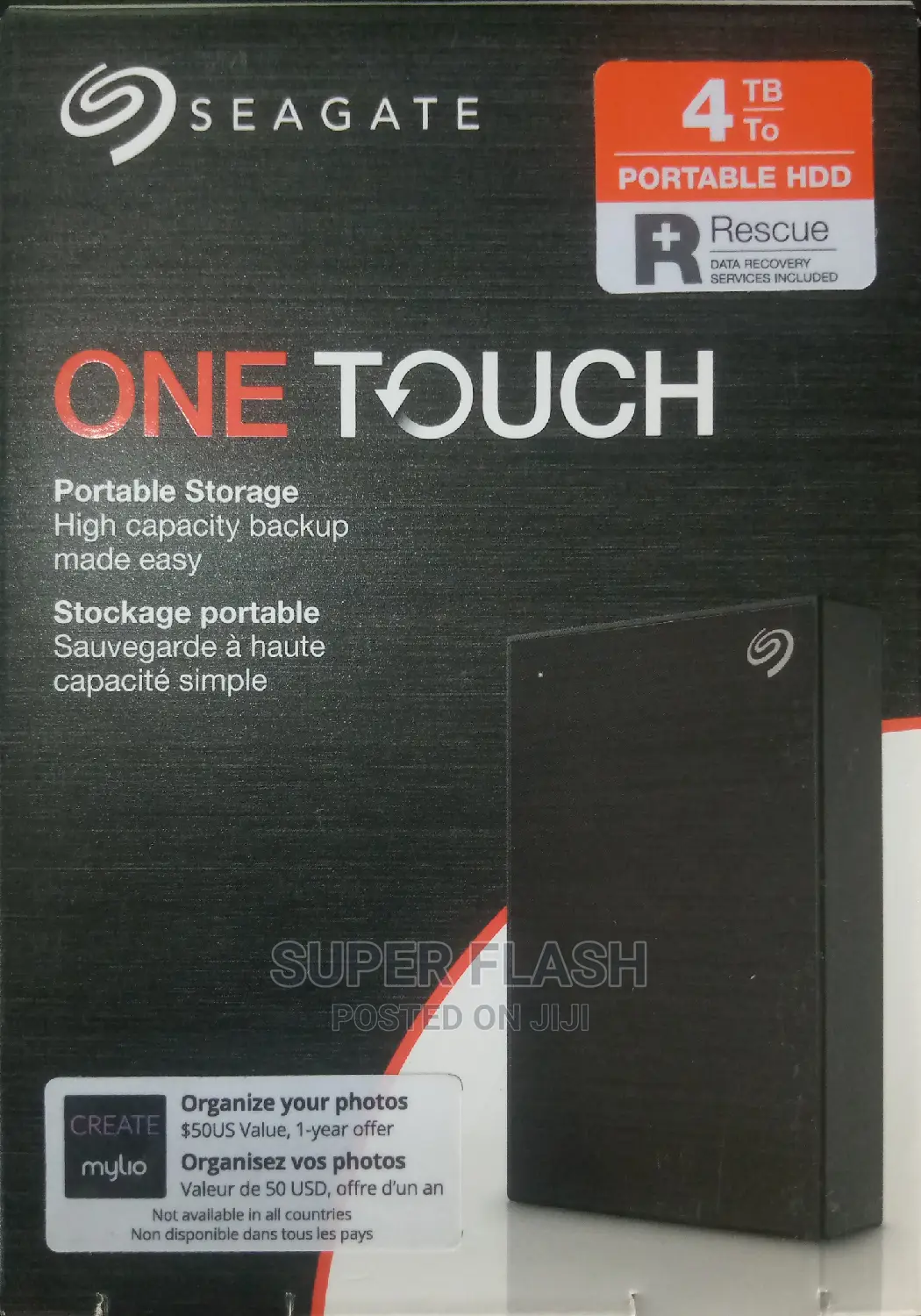 Seagate 4TB One Touch Portable HDD