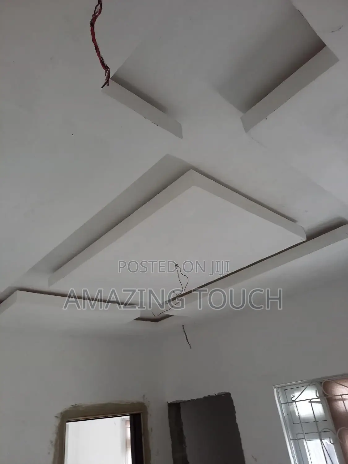 Pop Ceiling Design, Wall Sketching Wall Screeding