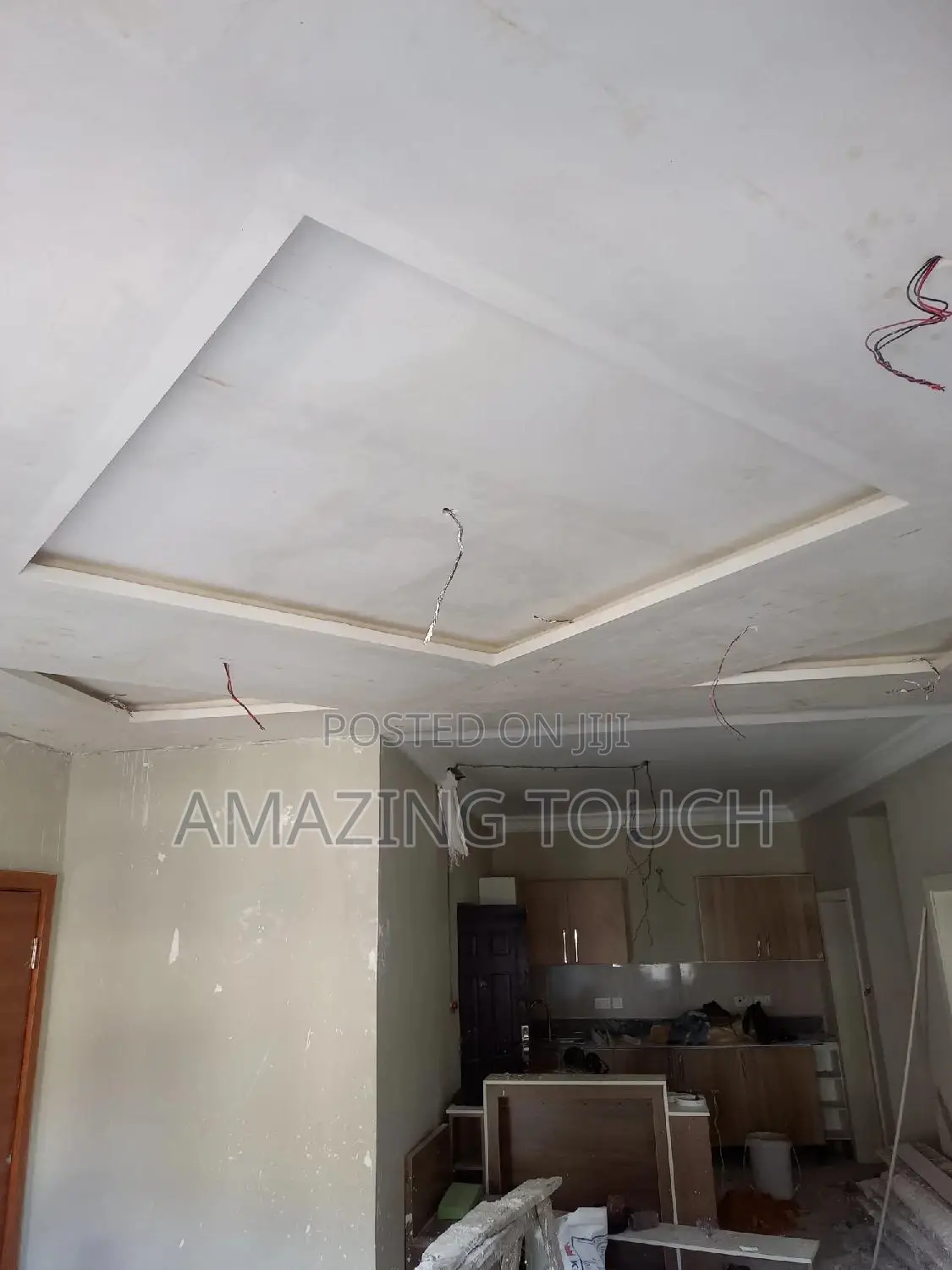 Pop Ceiling Design, Wall Sketching Wall Screeding