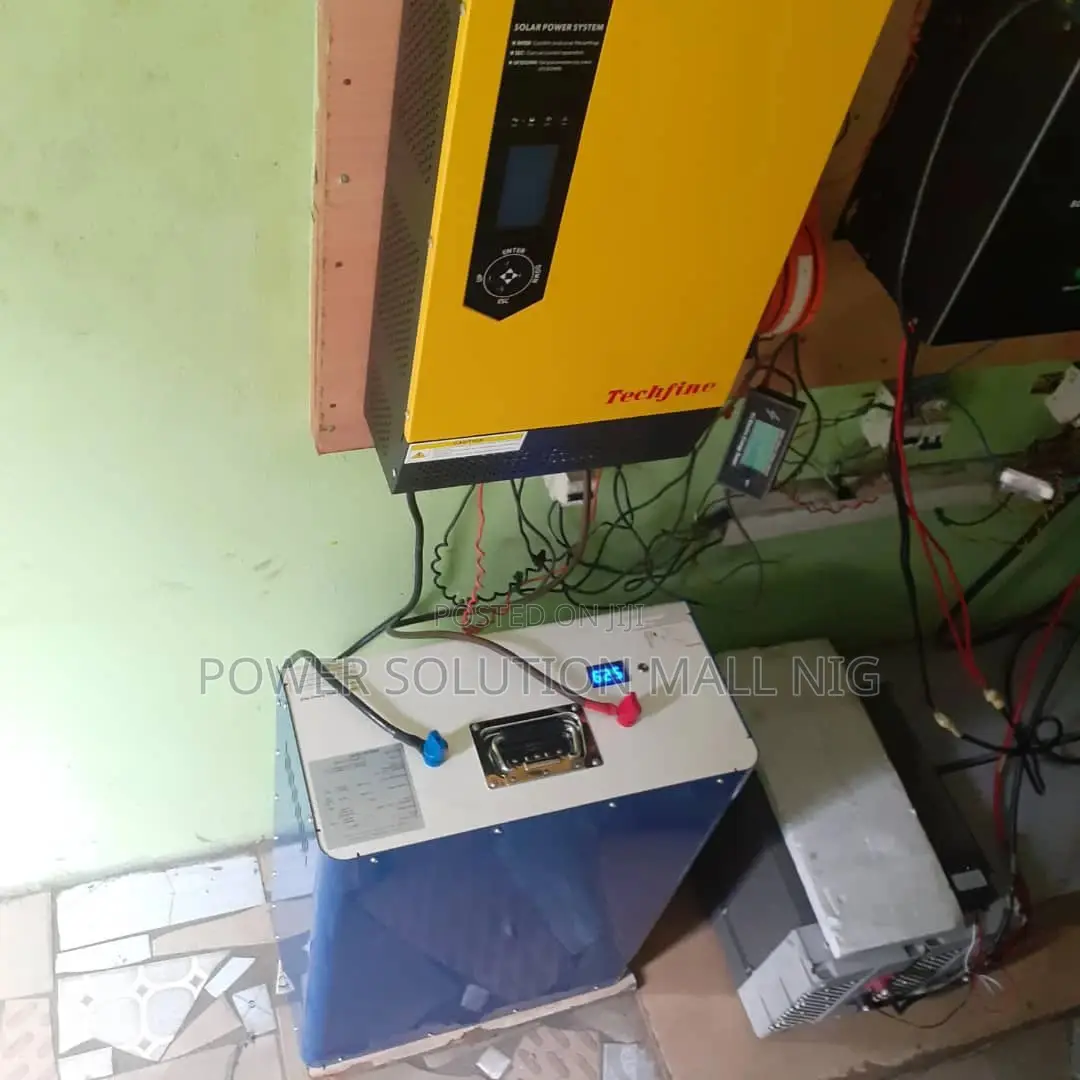 3.5kva Solar With PSW Hybrid Inverter Lithium Ion Battery