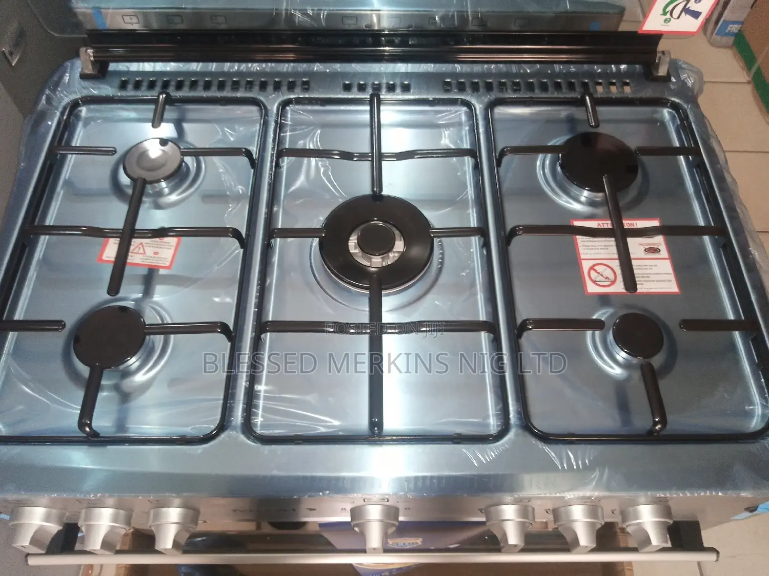 Maxi Gas Cooker 5 Burners All Gas
