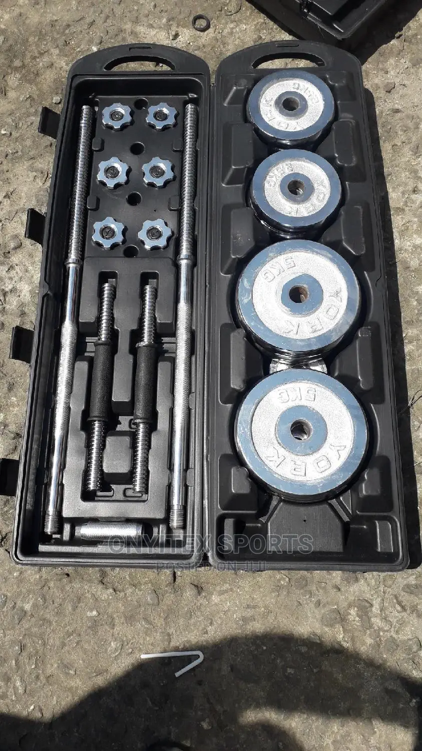 50kg Adjustable Chroma Dumbell