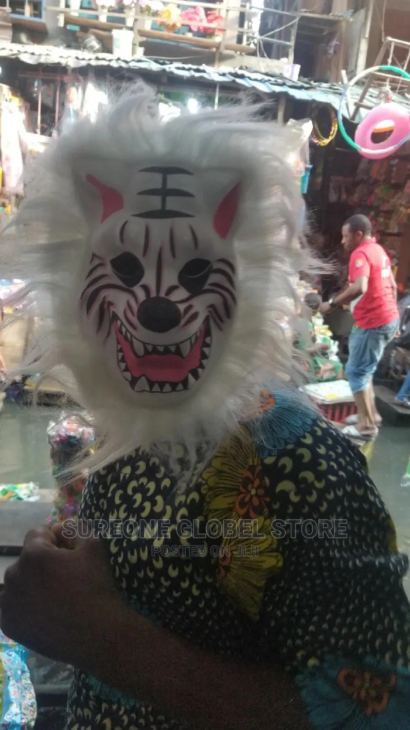 Realistic Tiger Mask Man Horror Mask