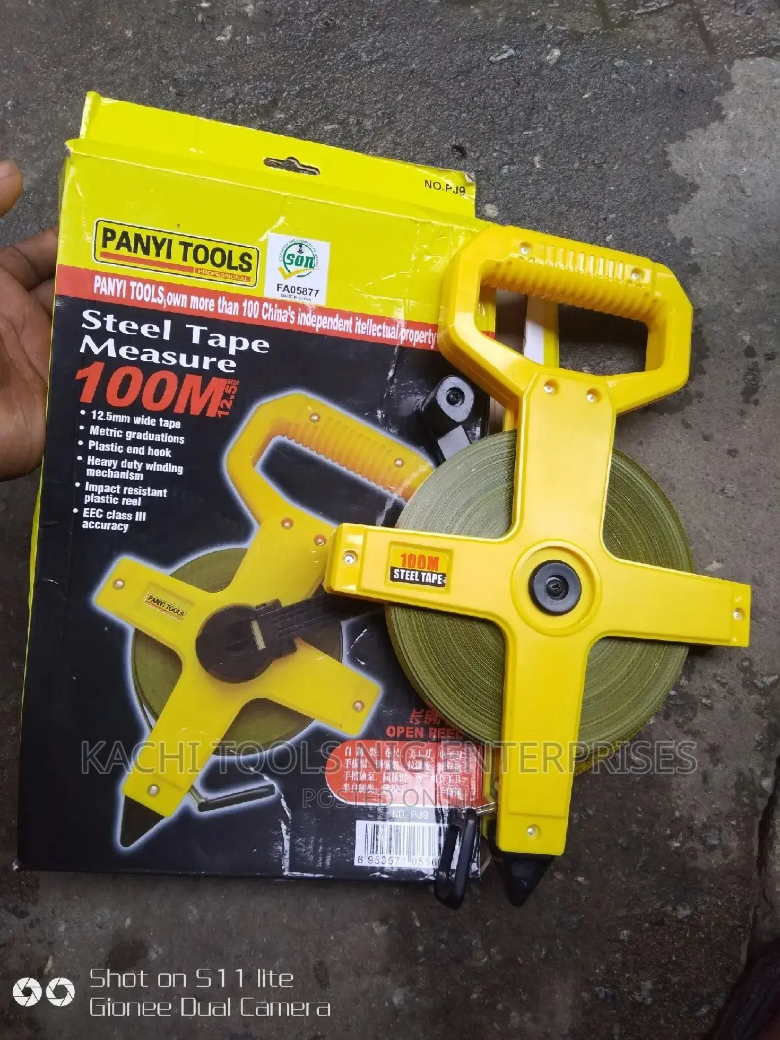 Original, 100M Steel Tape , Panyi