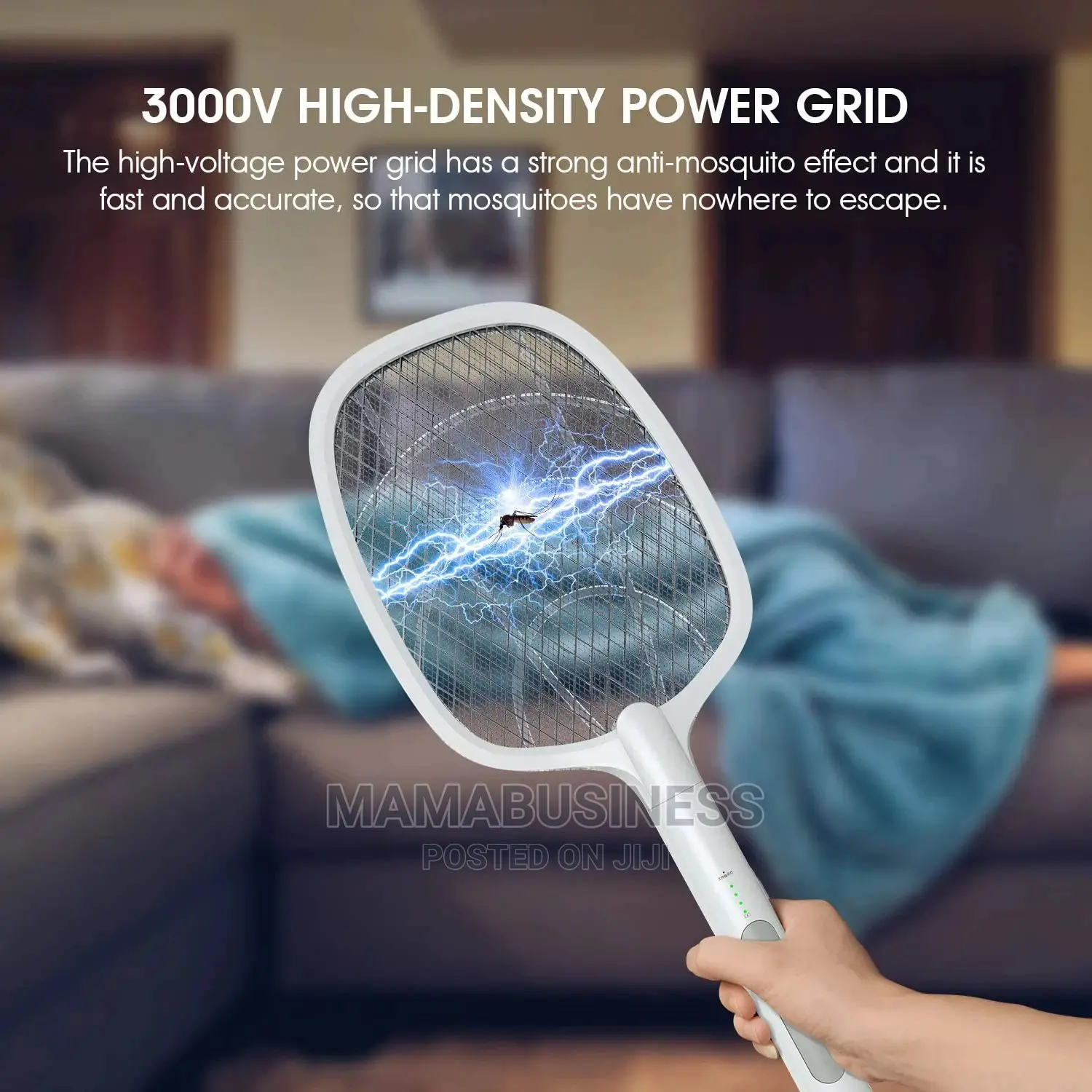 2 In 1 Rechargeable Electric Mosquito Swatter