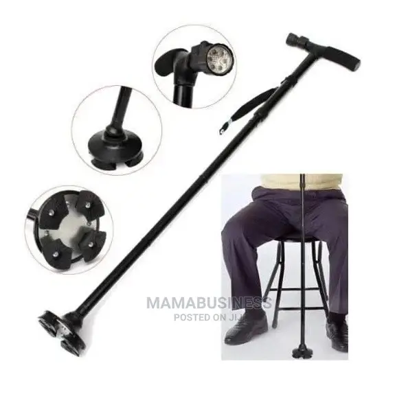 Foldable Walking Stick Cane With Built-in Lights