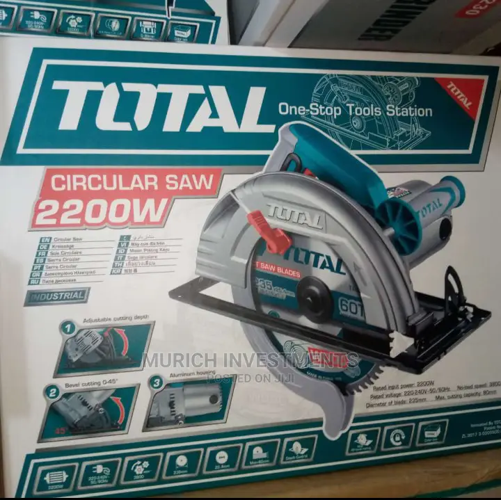 Total Circular Saw-2200 Watts -Industrial/Commercial