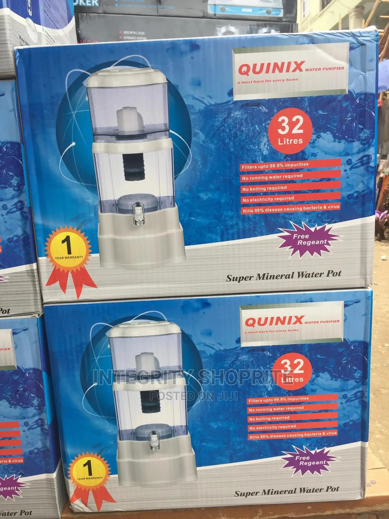 Quinix Water Purifier Filter Dispenser, Alkaline PH - 32L