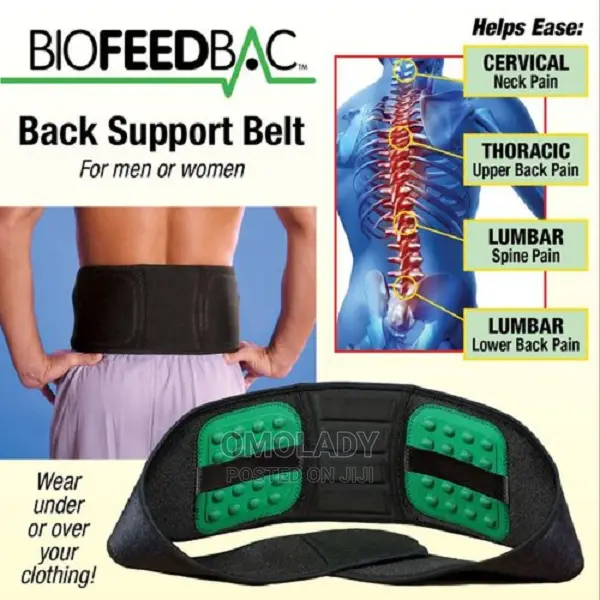 Unisex Biofeedbac Back Abdomen Support Belt