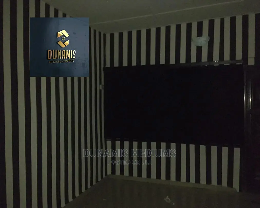 Wooden Blinds and Wall Paper
