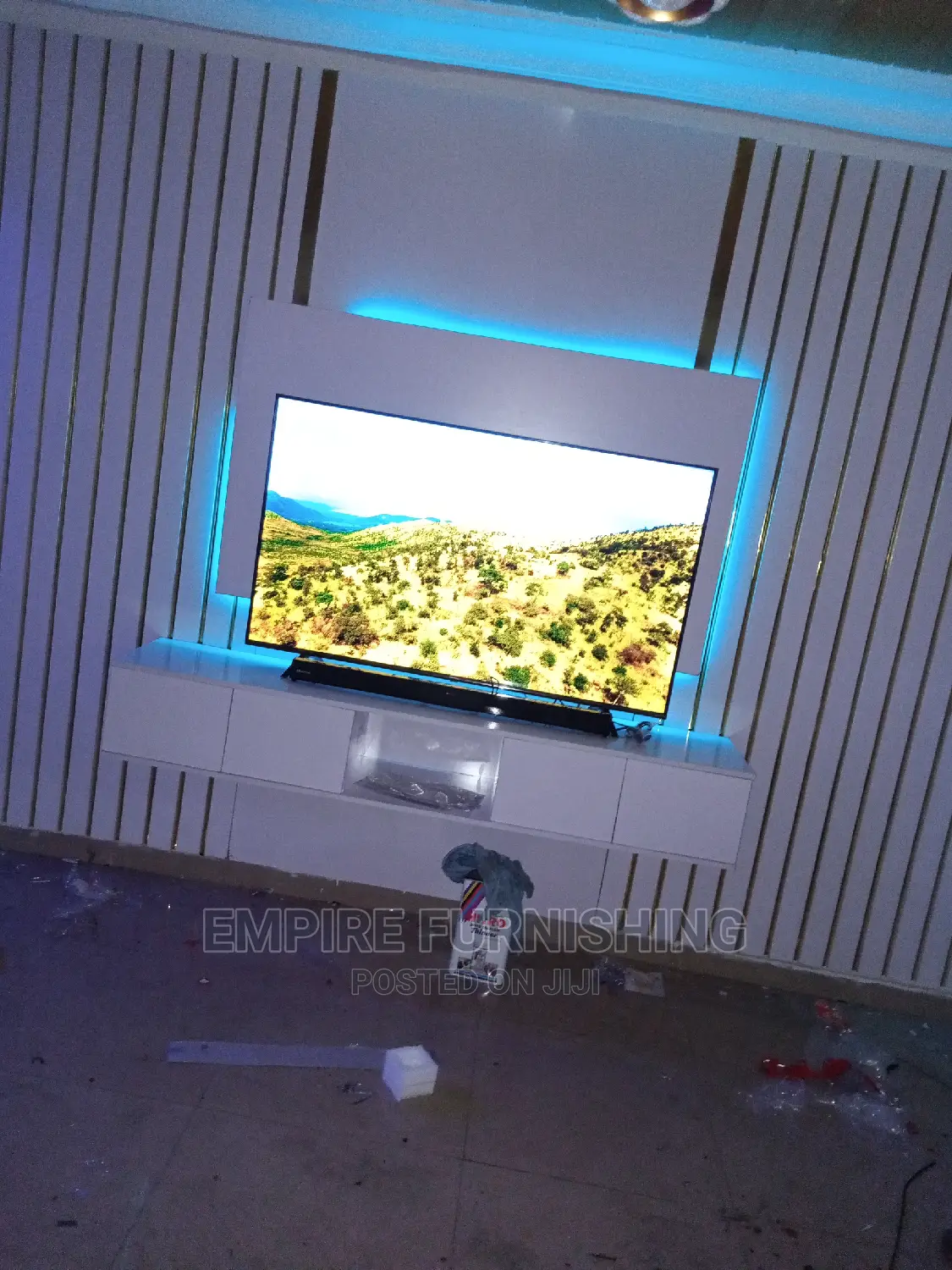 White TV Stand