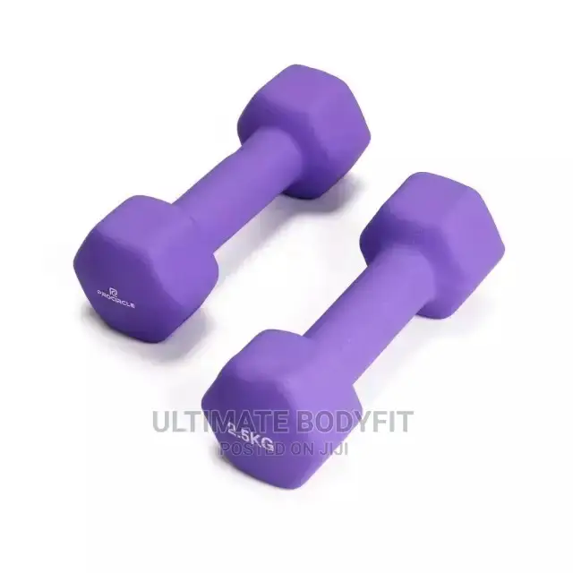 Brand New 2kg Aerobic Coated Dumbbell