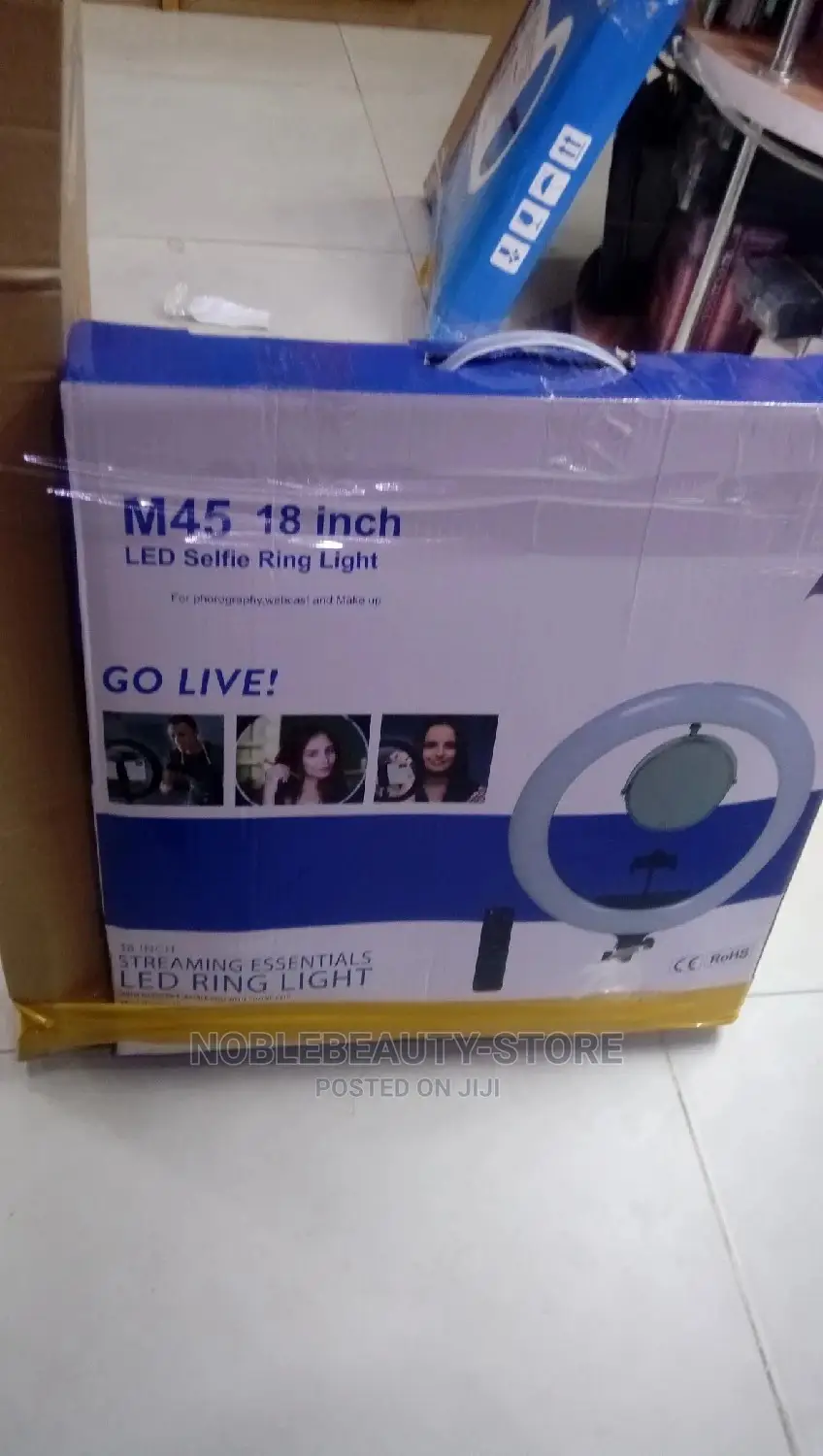 18inches Rechargeable Ring Light